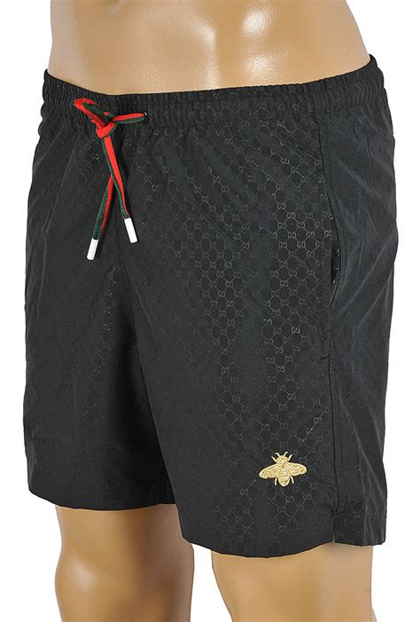 mens black gucci swim shorts|short Gucci yupoo.